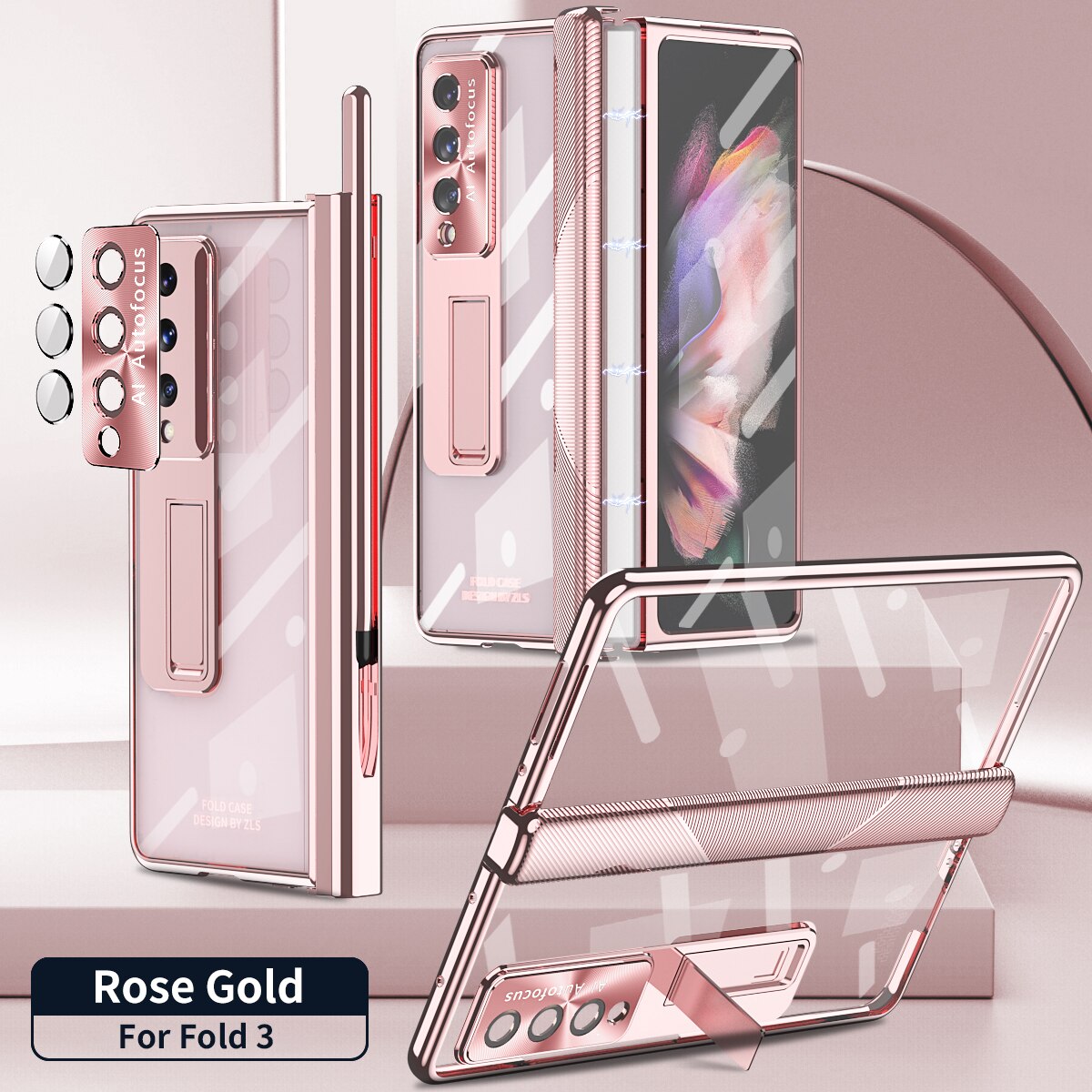 Transparent Case With S Pen For Samsung Galaxy Z Fold Series