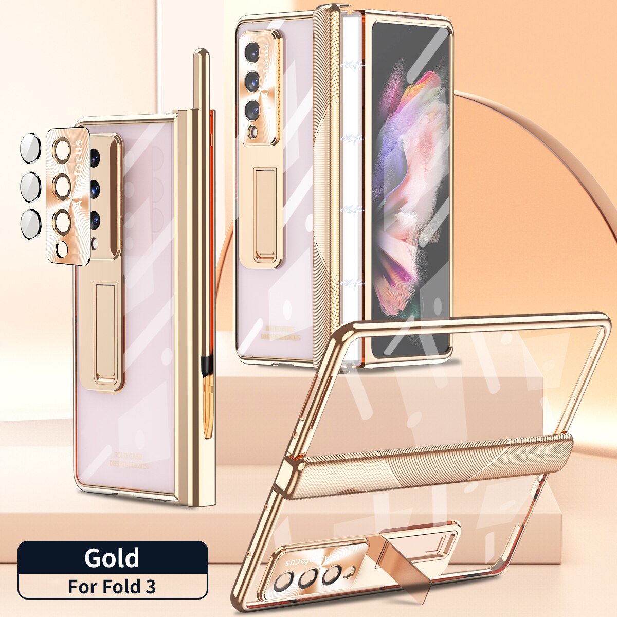 Transparent Case With S Pen For Samsung Galaxy Z Fold Series