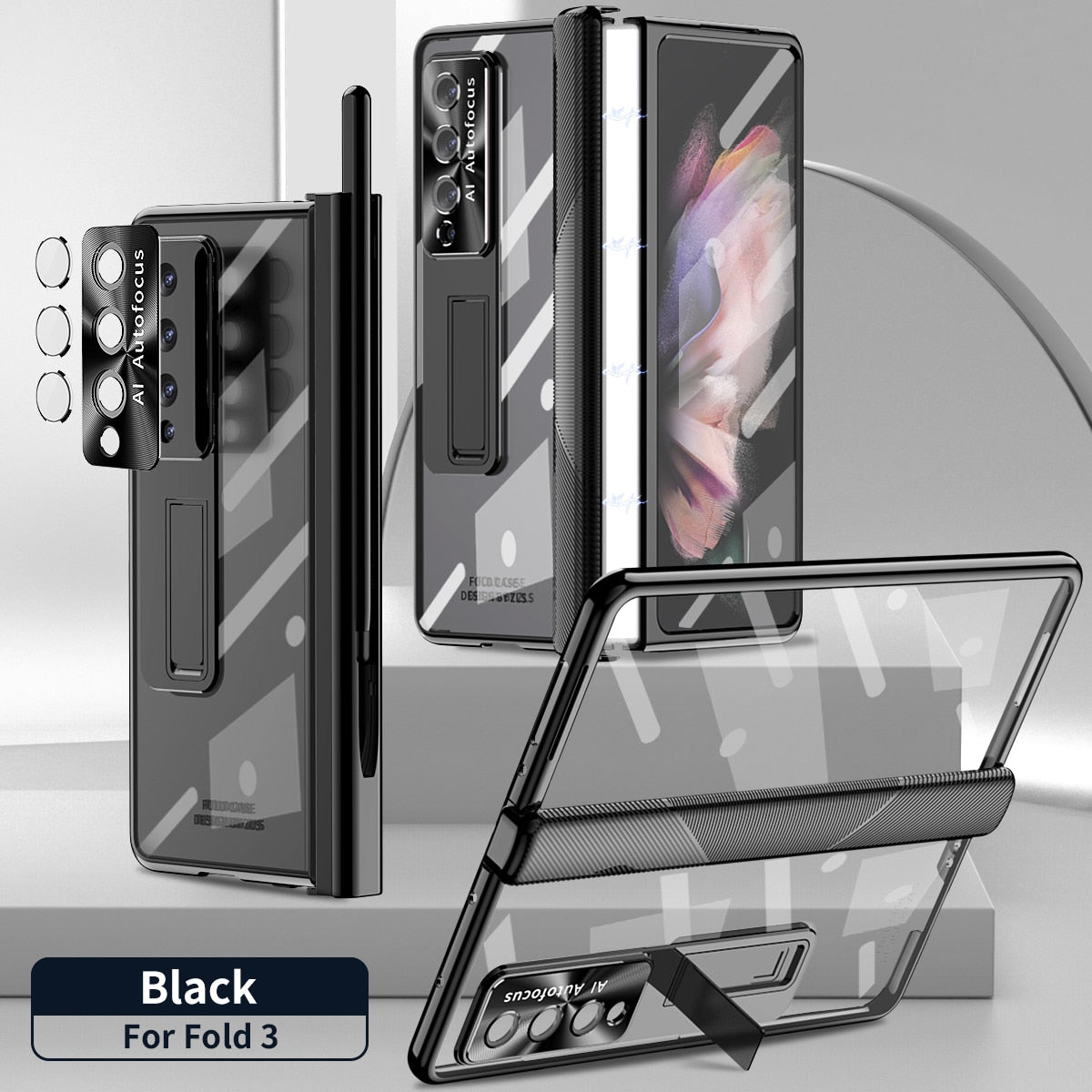 Transparent Case With S Pen For Samsung Galaxy Z Fold Series