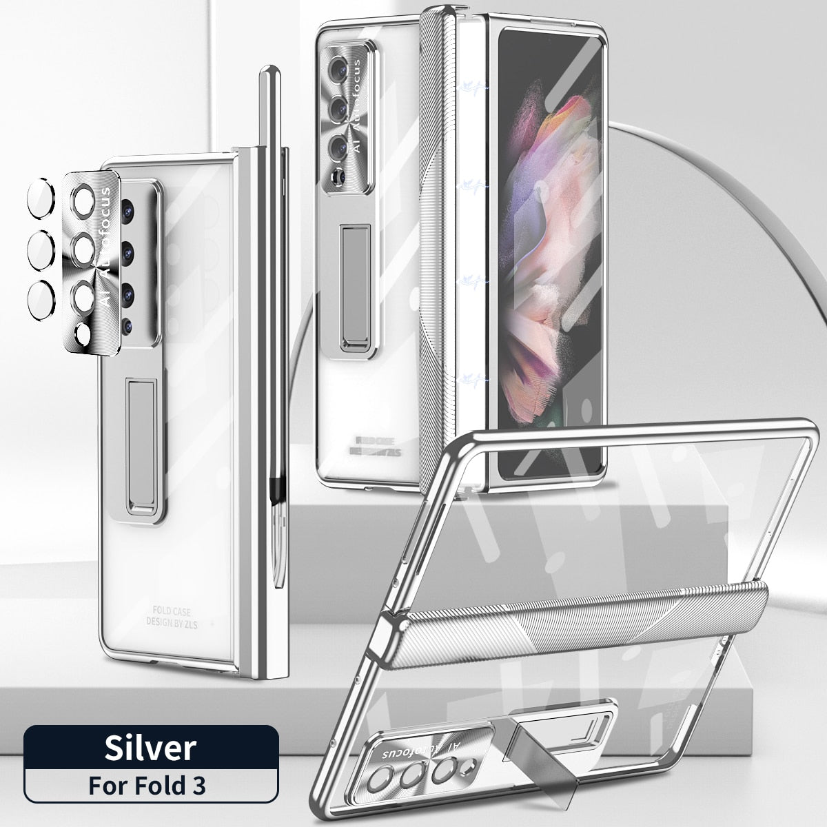 Transparent Case With S Pen For Samsung Galaxy Z Fold Series