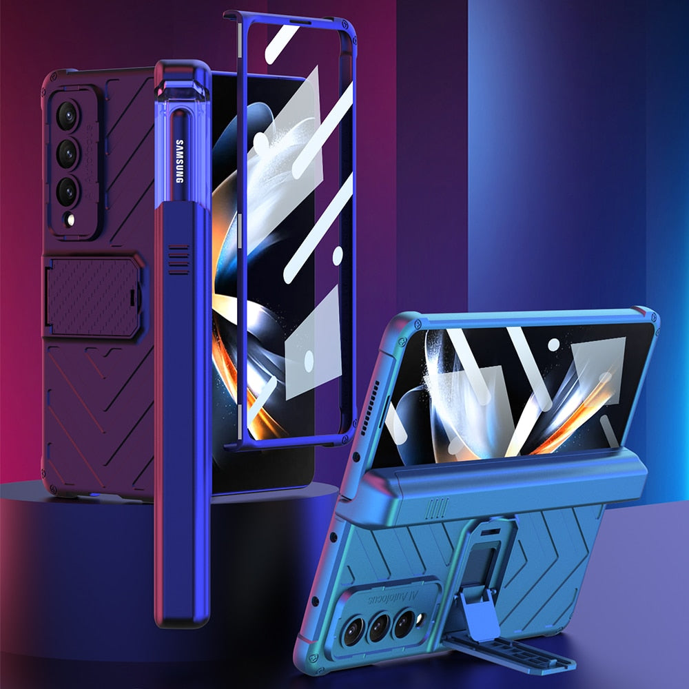Magnetic Case with Kickstand & Pen Holder For Galaxy Z Fold Series