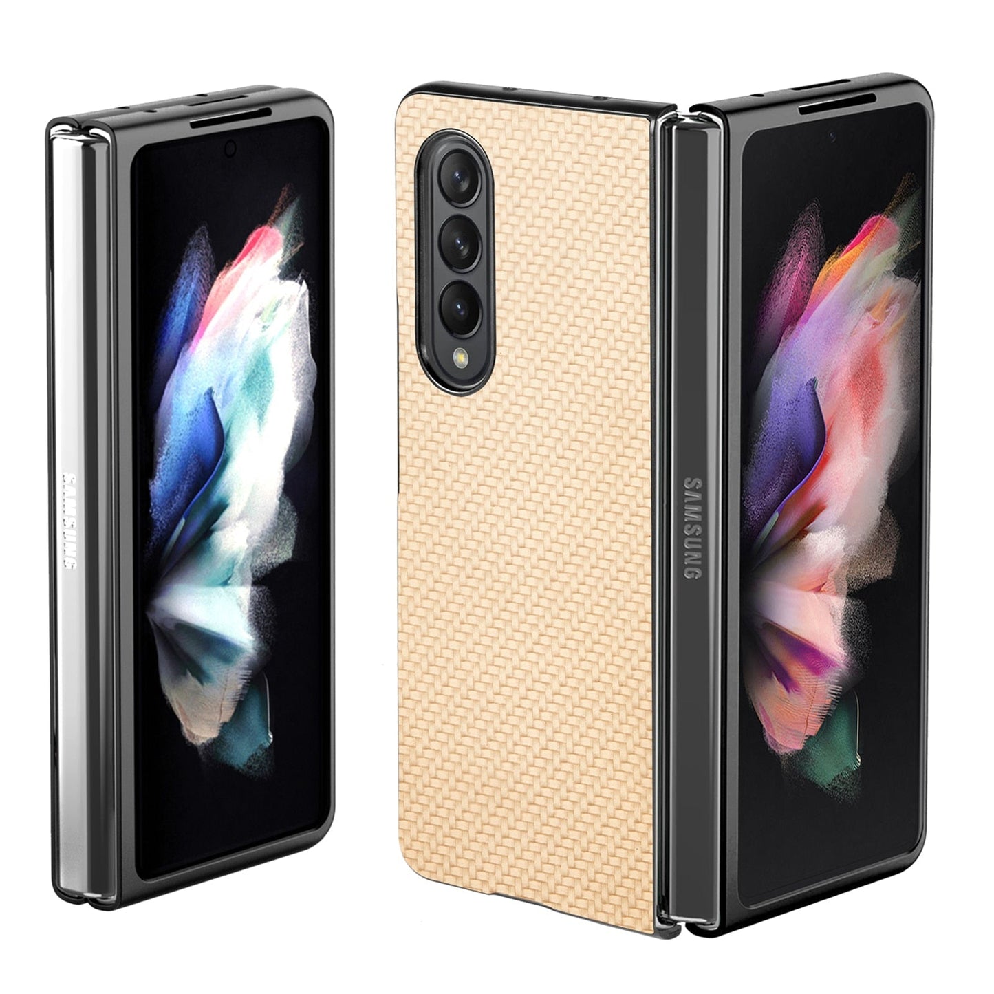 Anti-Shock Carbon Fiber Slim Case for Samsung Galaxy Z Fold Series
