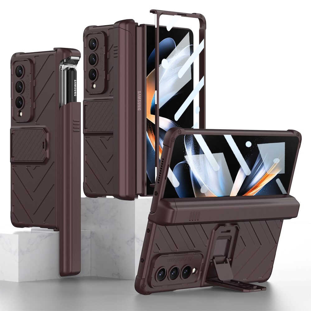 Magnetic Case with Kickstand & Pen Holder For Galaxy Z Fold Series