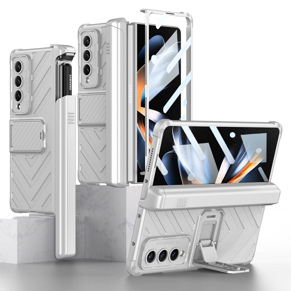Magnetic Case with Kickstand & Pen Holder For Galaxy Z Fold Series