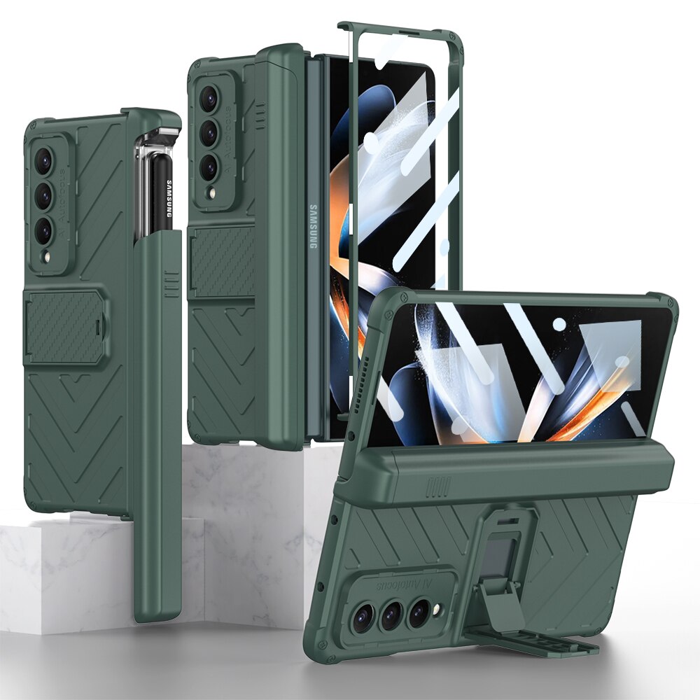 Magnetic Case with Kickstand & Pen Holder For Galaxy Z Fold Series