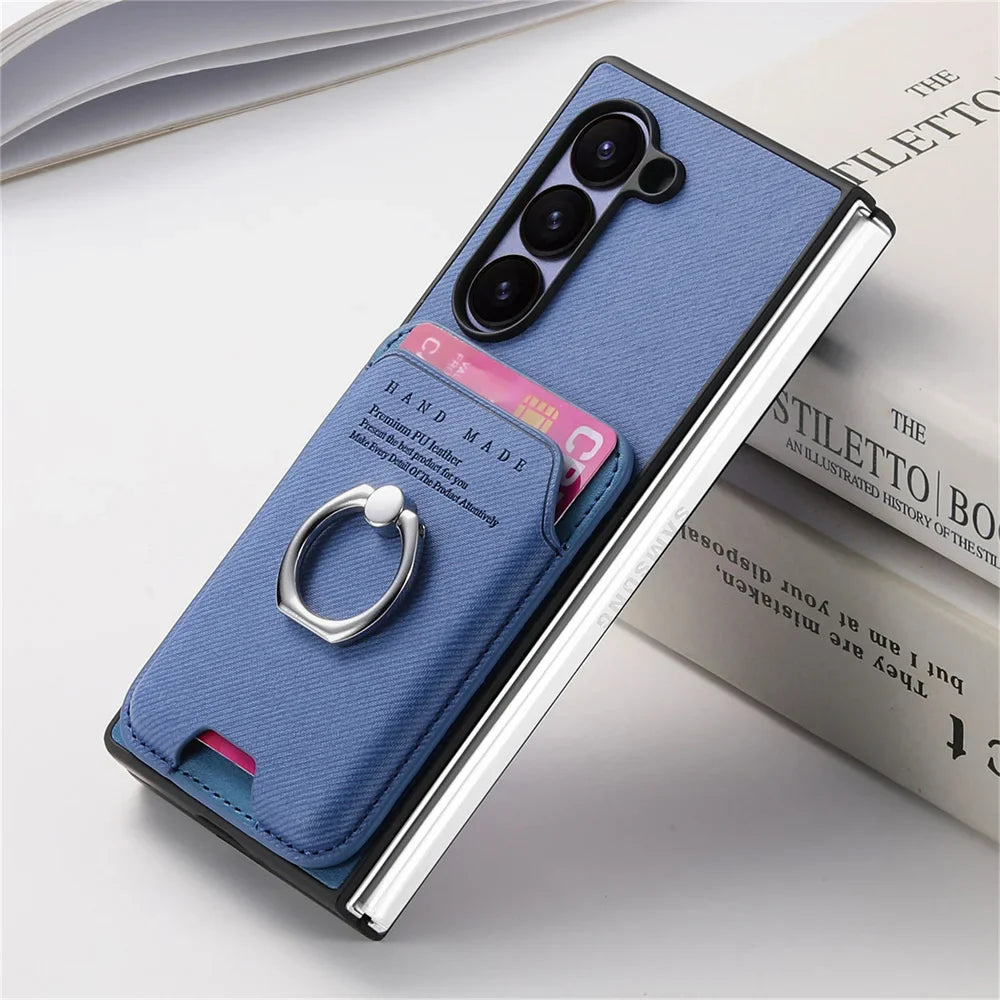 Detachable Leather Wallet Case