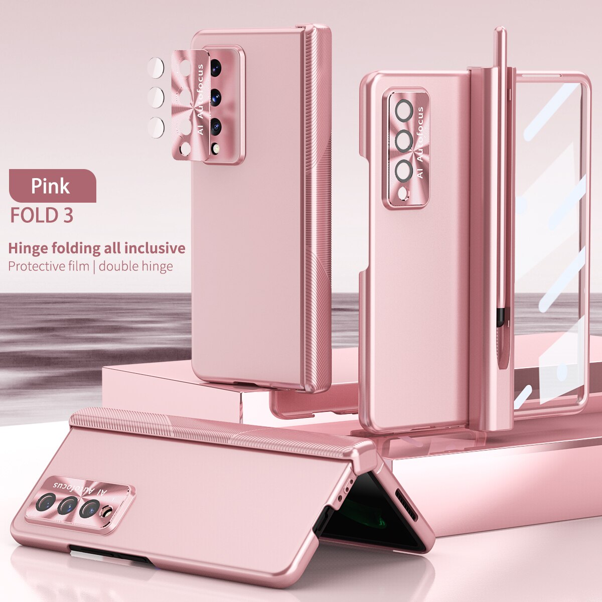 Transparent Case With S Pen For Samsung Galaxy Z Fold Series