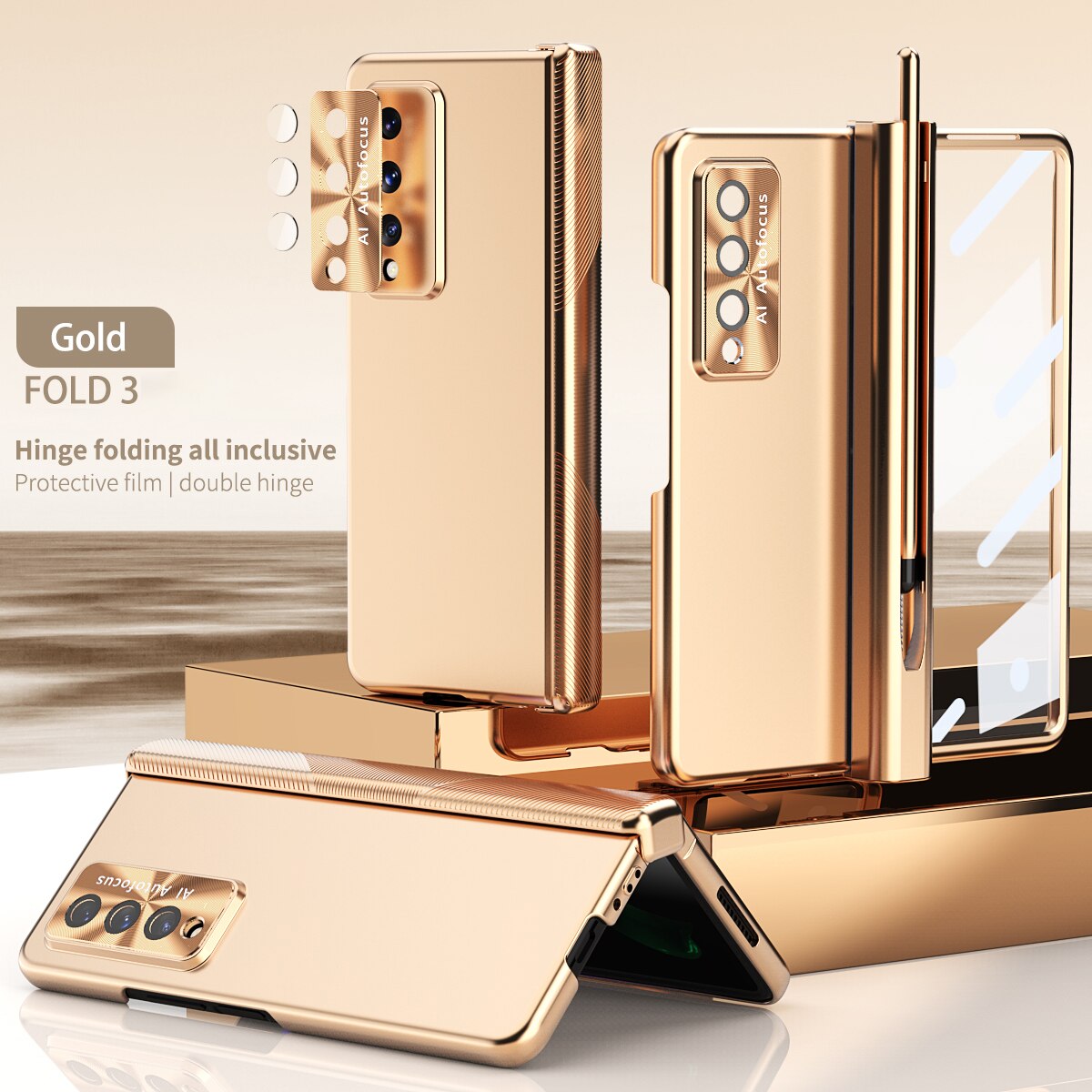 Transparent Case With S Pen For Samsung Galaxy Z Fold Series