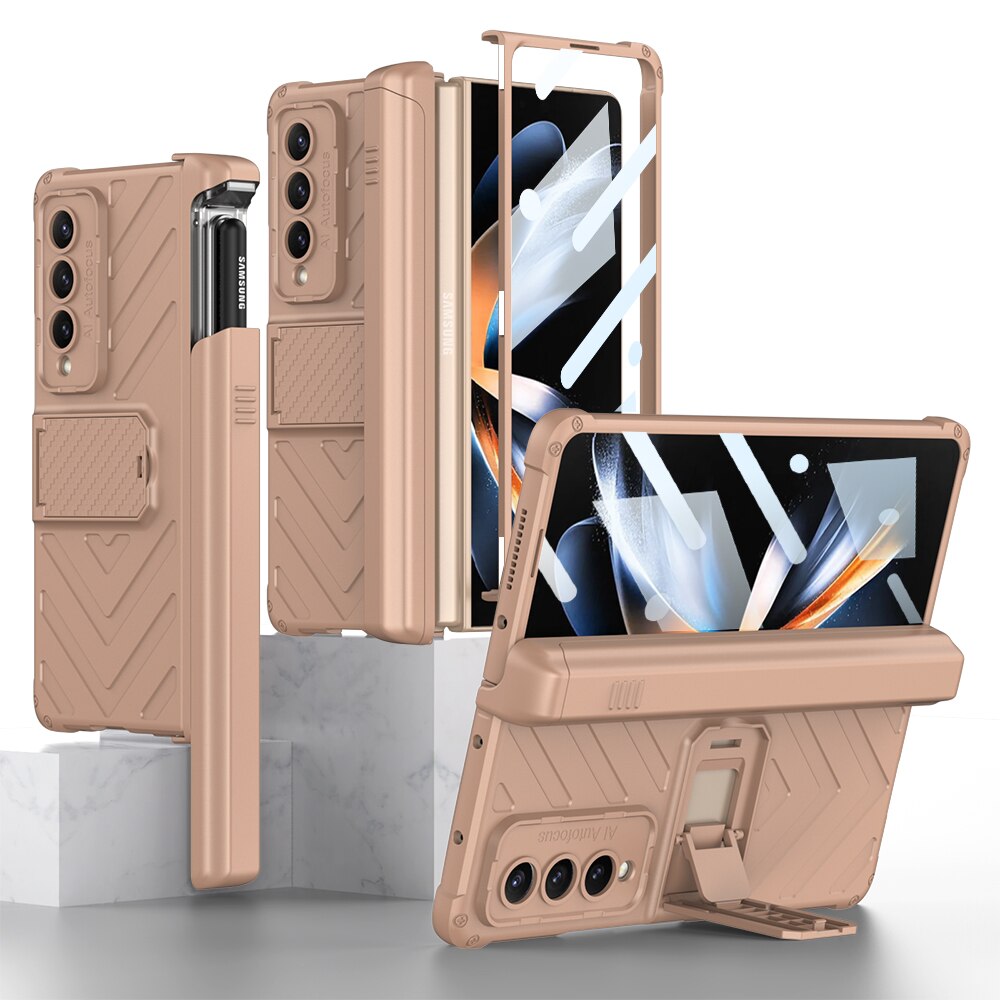 Magnetic Case with Kickstand & Pen Holder For Galaxy Z Fold Series