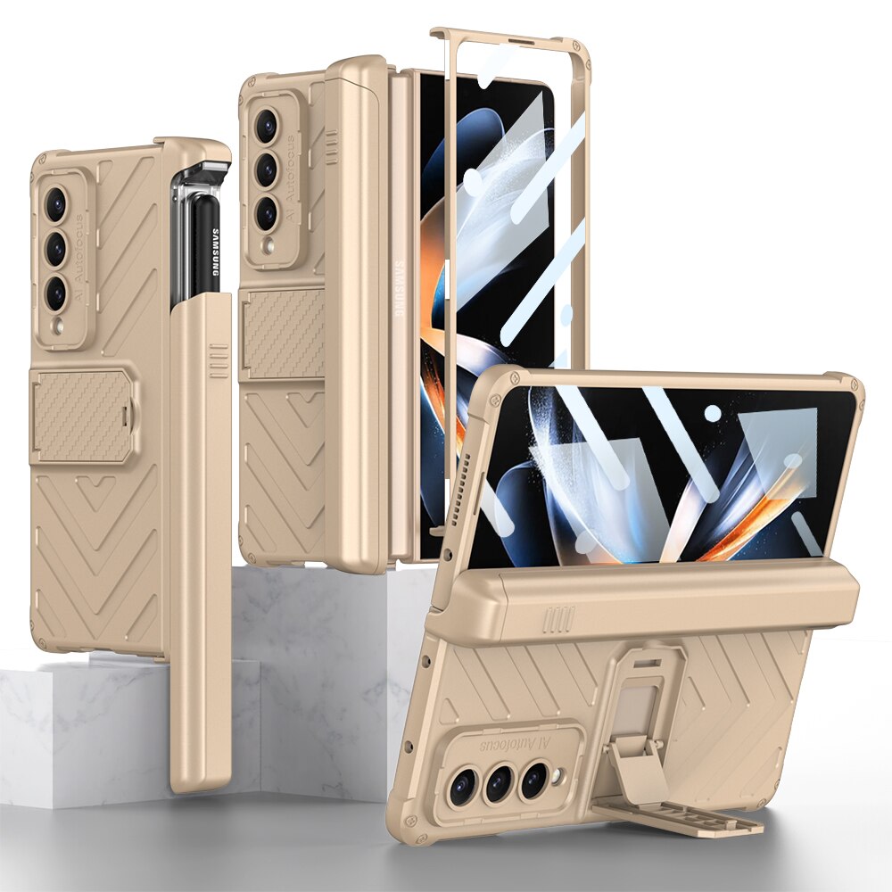 Magnetic Case with Kickstand & Pen Holder For Galaxy Z Fold Series