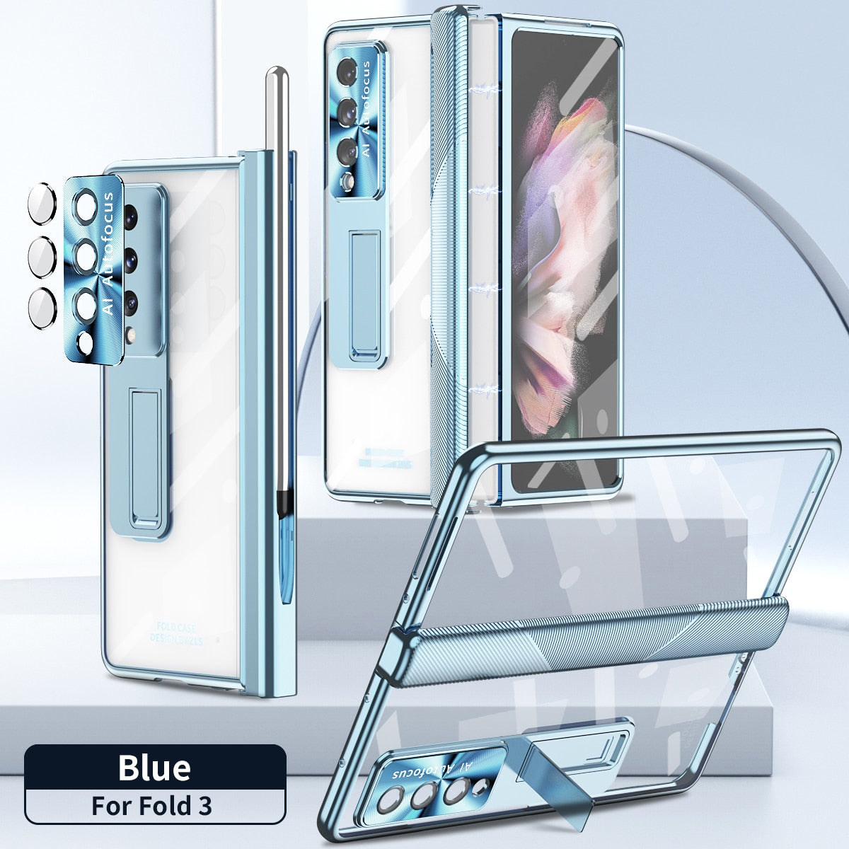 Transparent Case With S Pen For Samsung Galaxy Z Fold Series