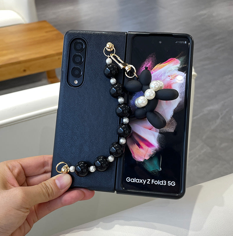 Wristband Leather Case for Samsung Galaxy Z FOLD