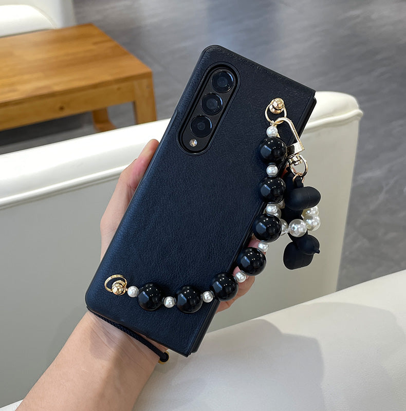 Wristband Leather Case for Samsung Galaxy Z FOLD