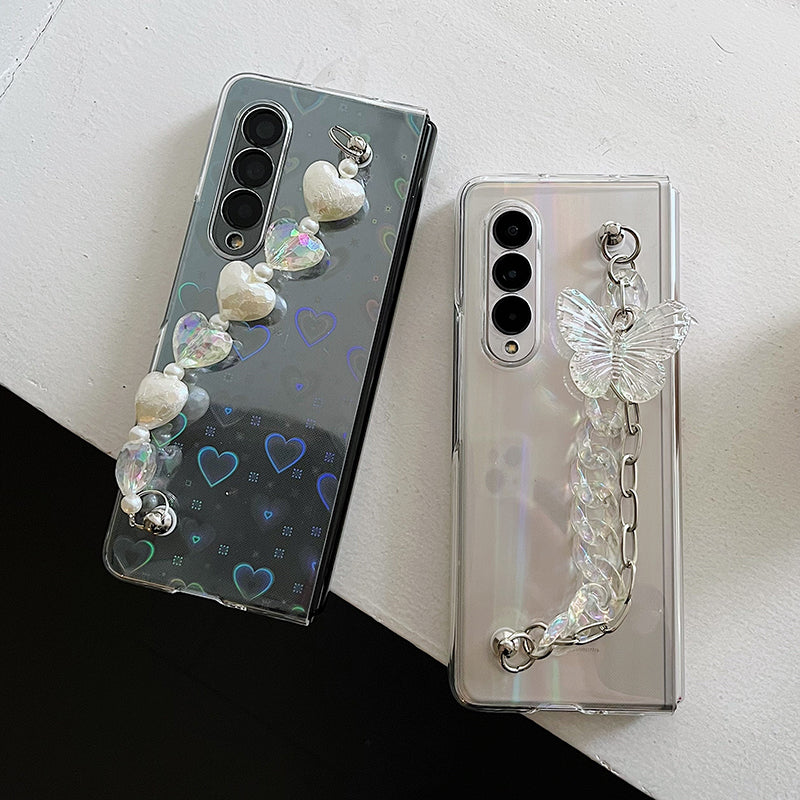 3D Crystal Bracelet Case For Galaxy Z FOLD