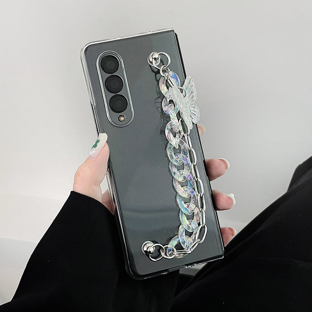 3D Crystal Bracelet Case For Galaxy Z FOLD