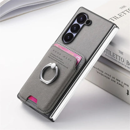 Detachable Leather Wallet Case