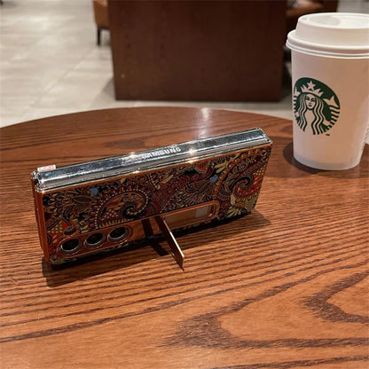 Luxury Leather Case With Bracket For Galaxy Z Fold Series