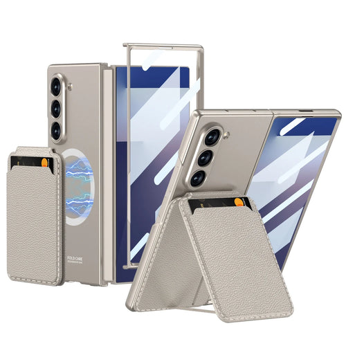 Magnetic Wallet Stand Case