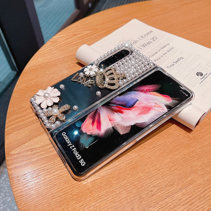 Luxury Bling Rhinestone Case For Samsung Galaxy Z FOLD 4 5G