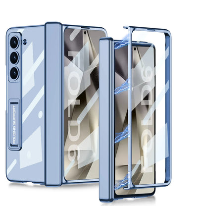 Transparent Case with Hinge Protection & Bracket for Samsung Galaxy Z Fold 6