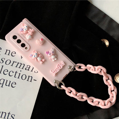 Fashion Bracelet Holder Phone case For Samsung Galaxy Z Fold 4