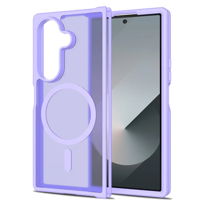 Frosted Magnetic Shield Case with Soft Frame