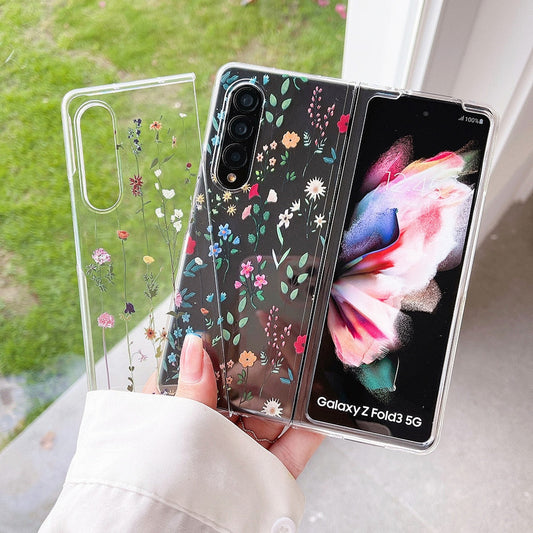 Cute Flowers Case For Samsung Galaxy Z Fold Series